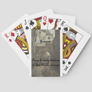 Jeu De Cartes - L'Europe, prient/ont placé des cartes