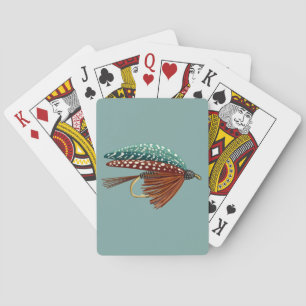 Jeu De Cartes Leurre de pêche à la mouche Art Pêcheur