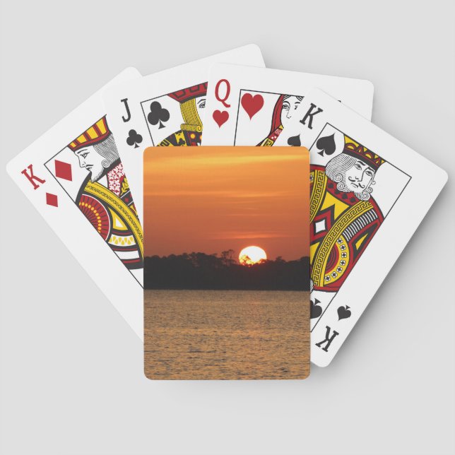 Jeu De Cartes Lever de soleil sur la baie de Perdido (dos)