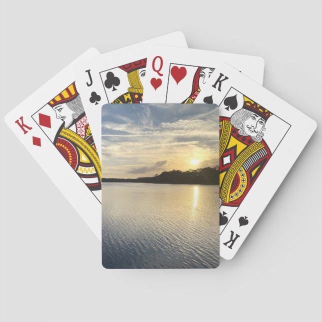 Jeu De Cartes Lever de soleil sur le lac Wildcat (dos)
