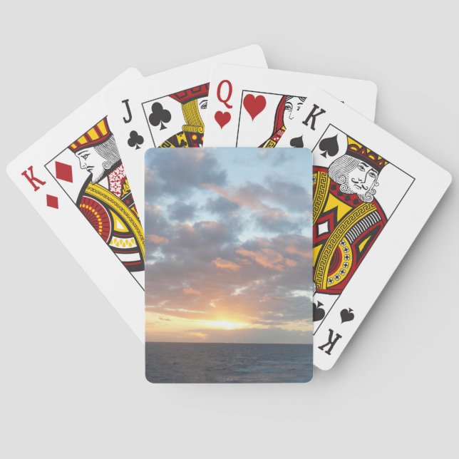 Jeu De Cartes Lever du soleil sur Sea I Pastel Seascape (dos)