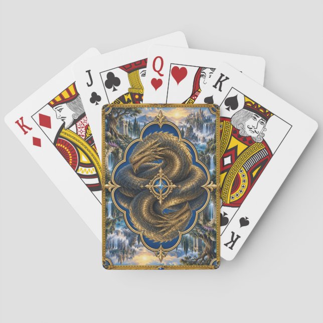 Jeu De Cartes Léviathan, Monstre de Fantasy Gothique (dos)