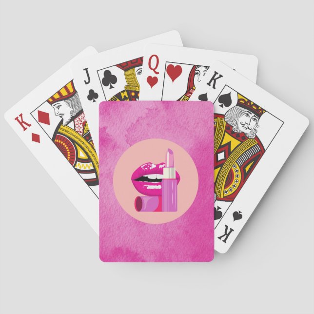 Jeu De Cartes Lèvres (dos)