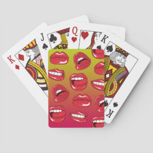 Jeu De Cartes Lèvres chaudes