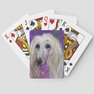 JEU DE CARTES LÉVRIER AFGHAN