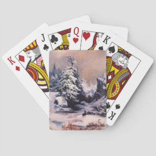 Jeu De Cartes L'hiver dans les Rocheuses