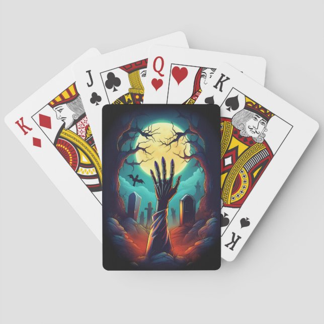 Jeu De Cartes L'horreur de la tombe de Zombie (dos)