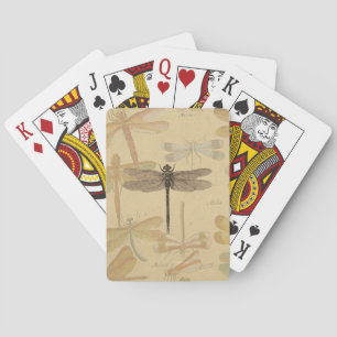 Jeu De Cartes Libellule Vintage Antique Classique Nature