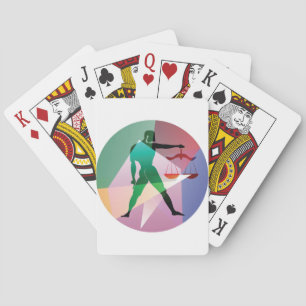 Jeu De Cartes libra abstraite