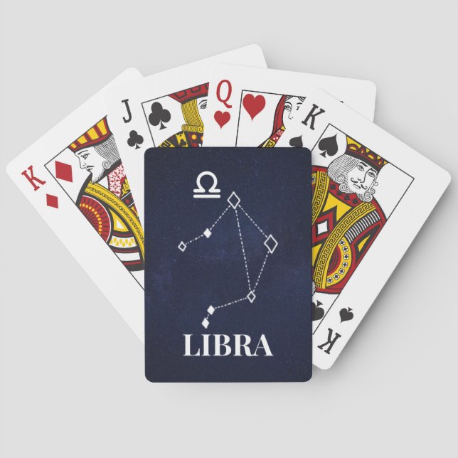 Jeu De Cartes Libra Constellation Classic Playing Cards (dos)