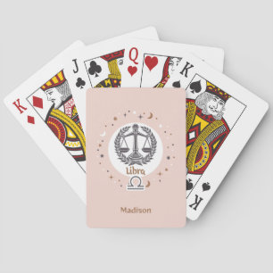 Jeu De Cartes Librairie de signes zodiac de nom personnalisé