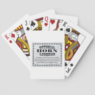 Jeu De Cartes Licence de corne