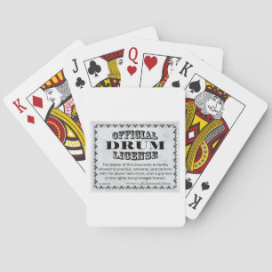 Jeu De Cartes Licence de tambour
