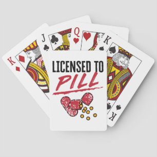 Jeu De Cartes Licence pour la pilule Pharmacien Graduation Grad