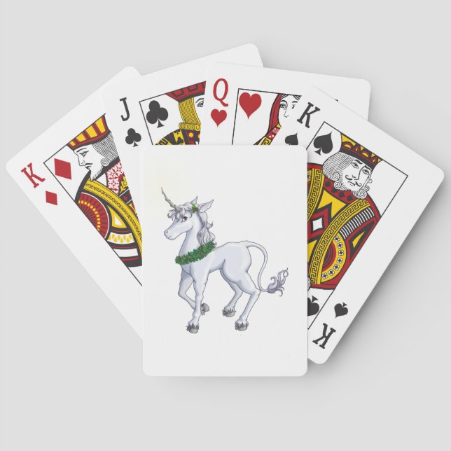 Jeu De Cartes Licorne de Noël (dos)