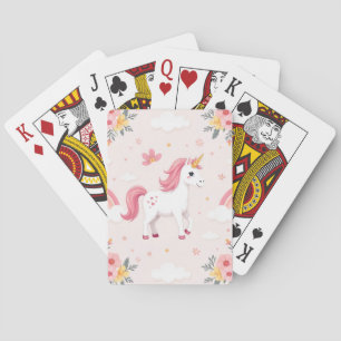 Jeu De Cartes Licornes de rêve, Arcs-en-ciel, Fleurs, Mignon