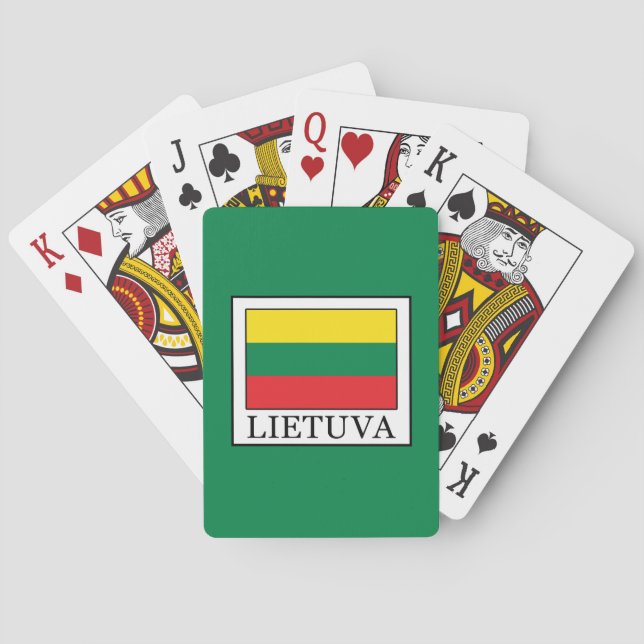 Jeu De Cartes Lietuva (dos)