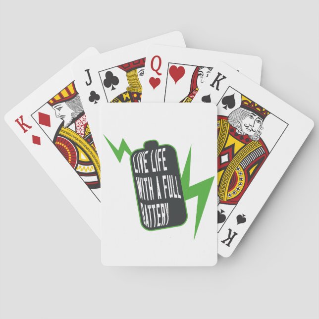 Jeu De Cartes Life with a Full Battery (dos)