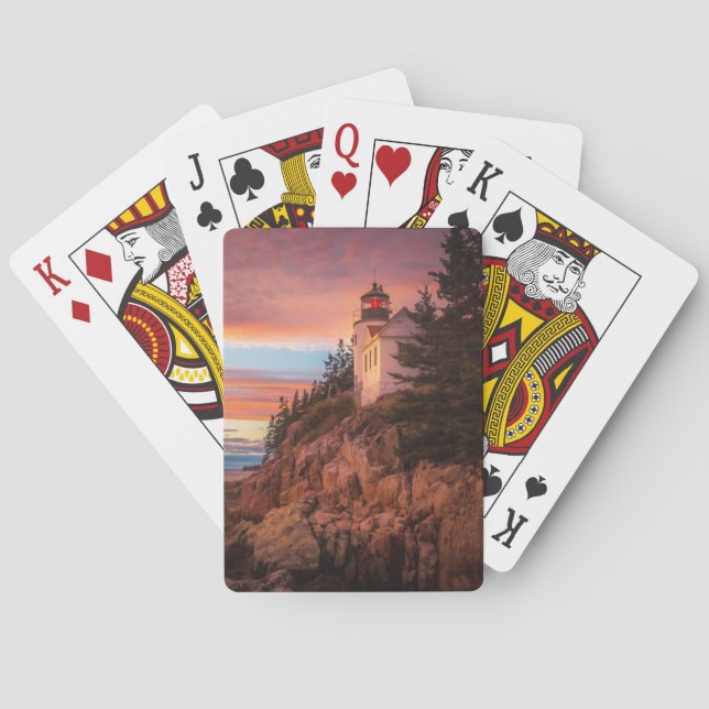 Jeu De Cartes Lighthouses | Acadia National Park Maine (dos)