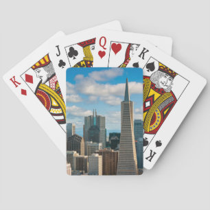 Jeu De Cartes Ligne aérienne du Financial District de San Franci