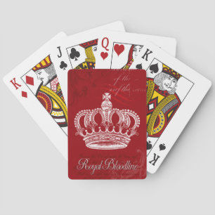 Jeu De Cartes Ligne de sang royale - Rouge
