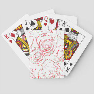 Jeu De Cartes Lignes directrices de Red Roses