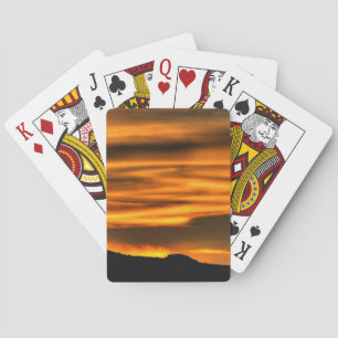 Jeu De Cartes Lignes oranges de nuage