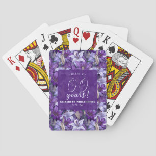 Jeu De Cartes Lilys Pétales Faits pour Vous Fête d'anniversaire