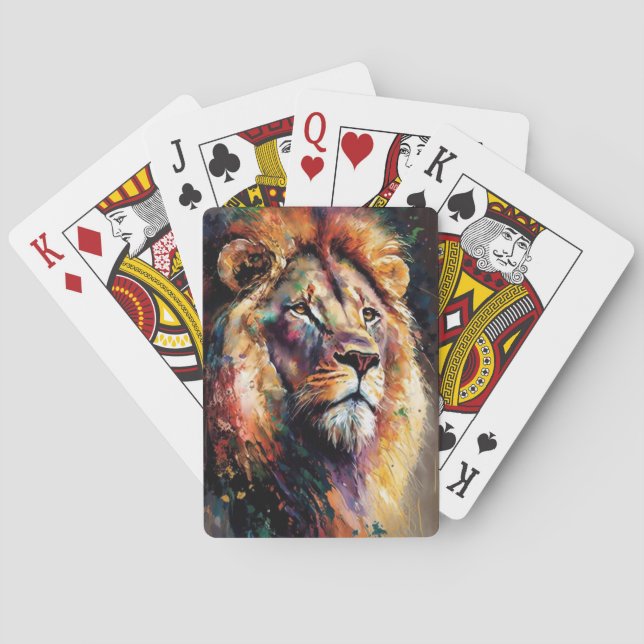 Jeu De Cartes Lion (dos)