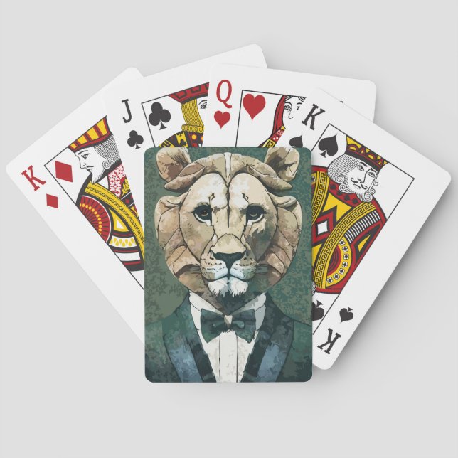 Jeu De Cartes Lion Aristocrate (dos)