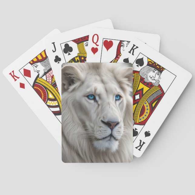 Jeu De Cartes Lion blanc (dos)