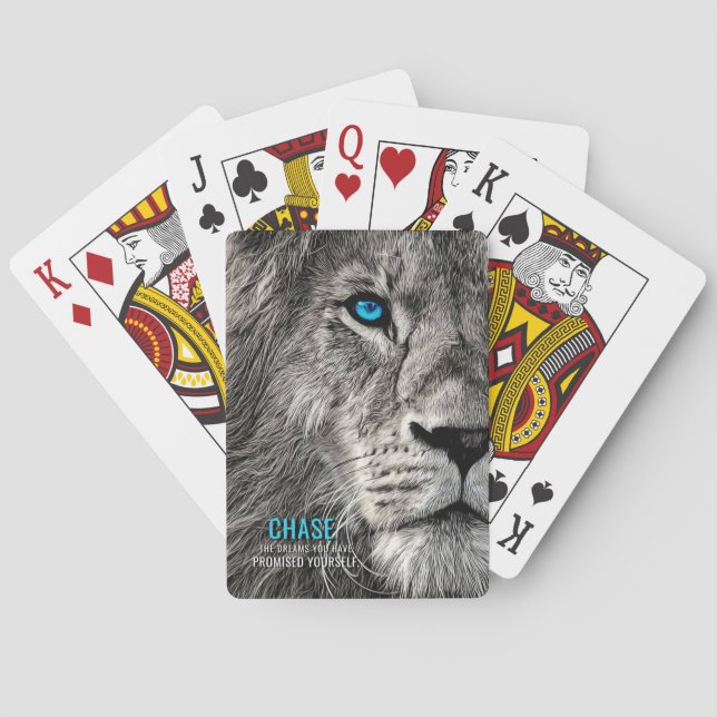 Jeu De Cartes Lion Chase tes rêves (dos)
