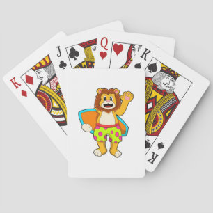 Jeu De Cartes Lion comme surfer avec Surfer