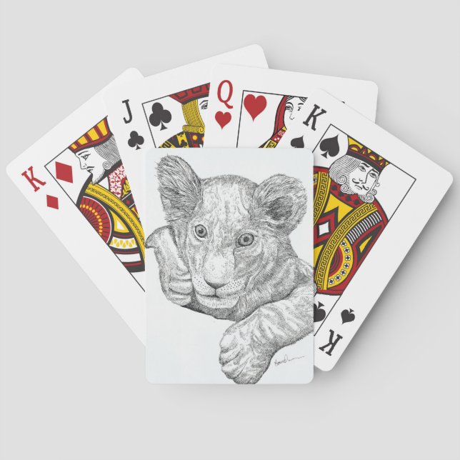 Jeu De Cartes Lion Cub (dos)