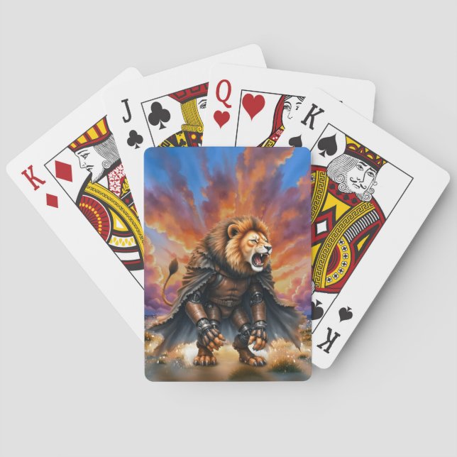Jeu De Cartes Lion Cyber des Terres Désolées  (dos)