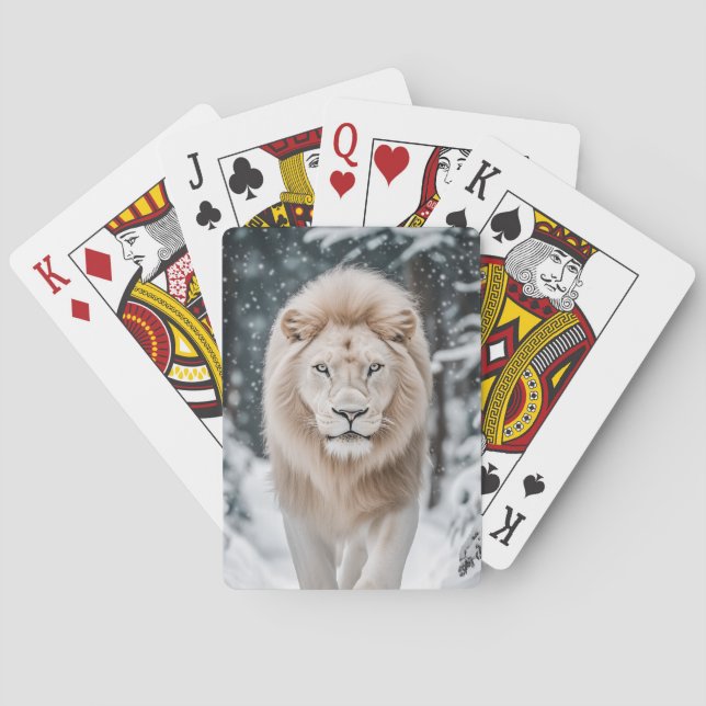 Jeu De Cartes Lion des neiges (dos)