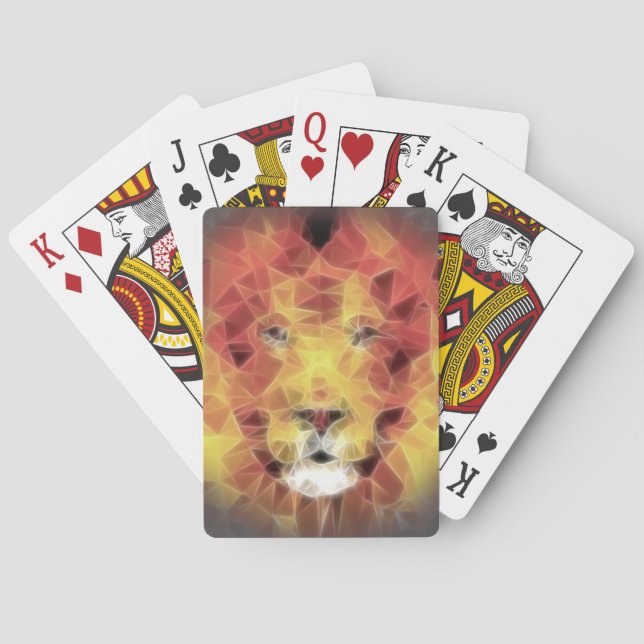 Jeu De Cartes Lion fractal (dos)