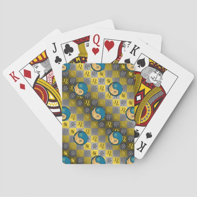 Jeu De Cartes Lion & Lapin d'eau (dos)