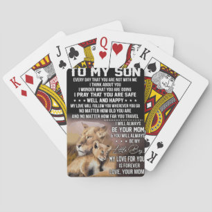 Jeu De Cartes Lion Lover À Mon Fils Lion