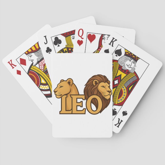 Jeu De Cartes Lion majestueux et lioness Fusion - Bold Wildlife (dos)