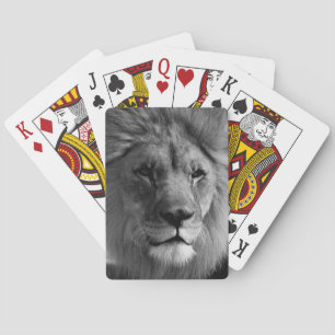 Jeu De Cartes Lion noir et blanc