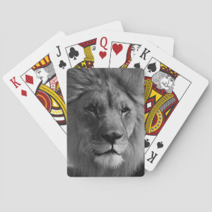 Jeu De Cartes Lion noir et blanc