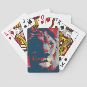 Jeu De Cartes Lion Pop Art