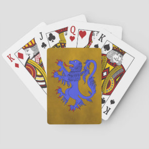 Jeu De Cartes Lion Rampant Azure
