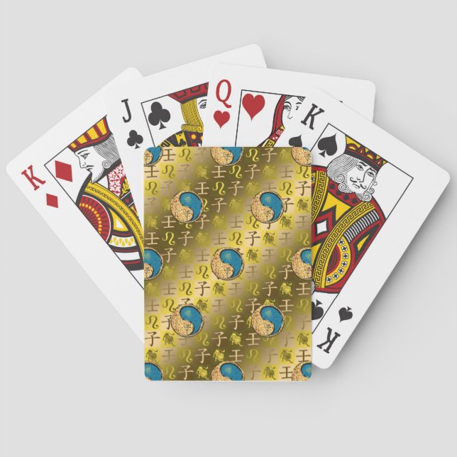 Jeu De Cartes Lion & Rat d'eau (dos)