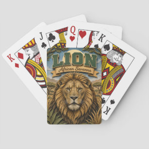 Jeu De Cartes Lion Savane Africaine POPCUT