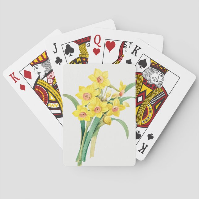 Jeu De Cartes Lis sacré chinois, Pierre-Joseph Redouté,  (dos)