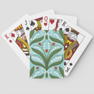 Jeu De Cartes Lit de la vallée et la symétrie des coccinelles en