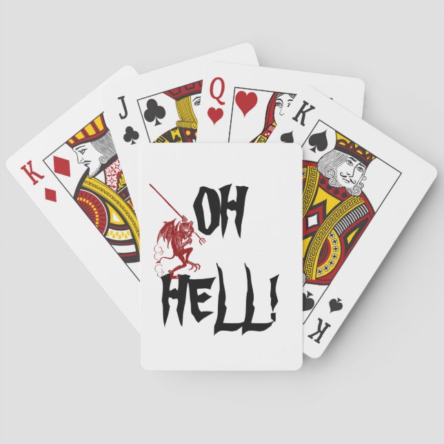 Jeu De Cartes Little Red Devil Oh Hell! Game Gift Playing Cards (dos)
