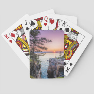 Jeu De Cartes Littoral Parc national Ravens Nest Acadia Maine